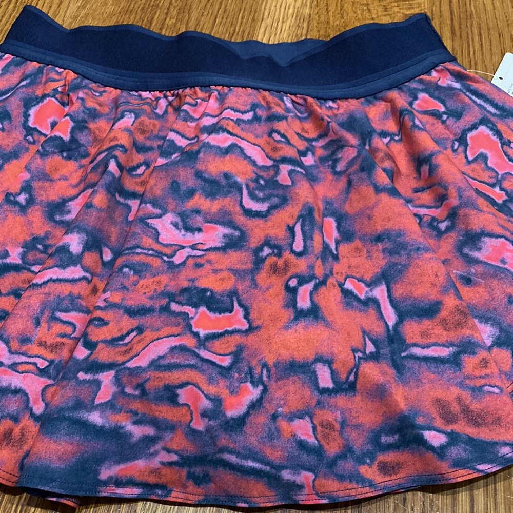 NWT Lululemon Court Rival High Rise Skirt skort chroma clash multi pink 8 - Picture 2 of 9